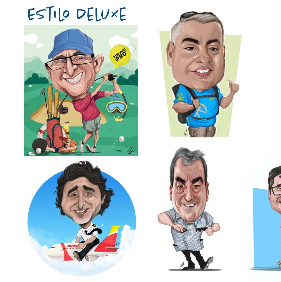 Caricatura Deluxe - CaricaturasMon